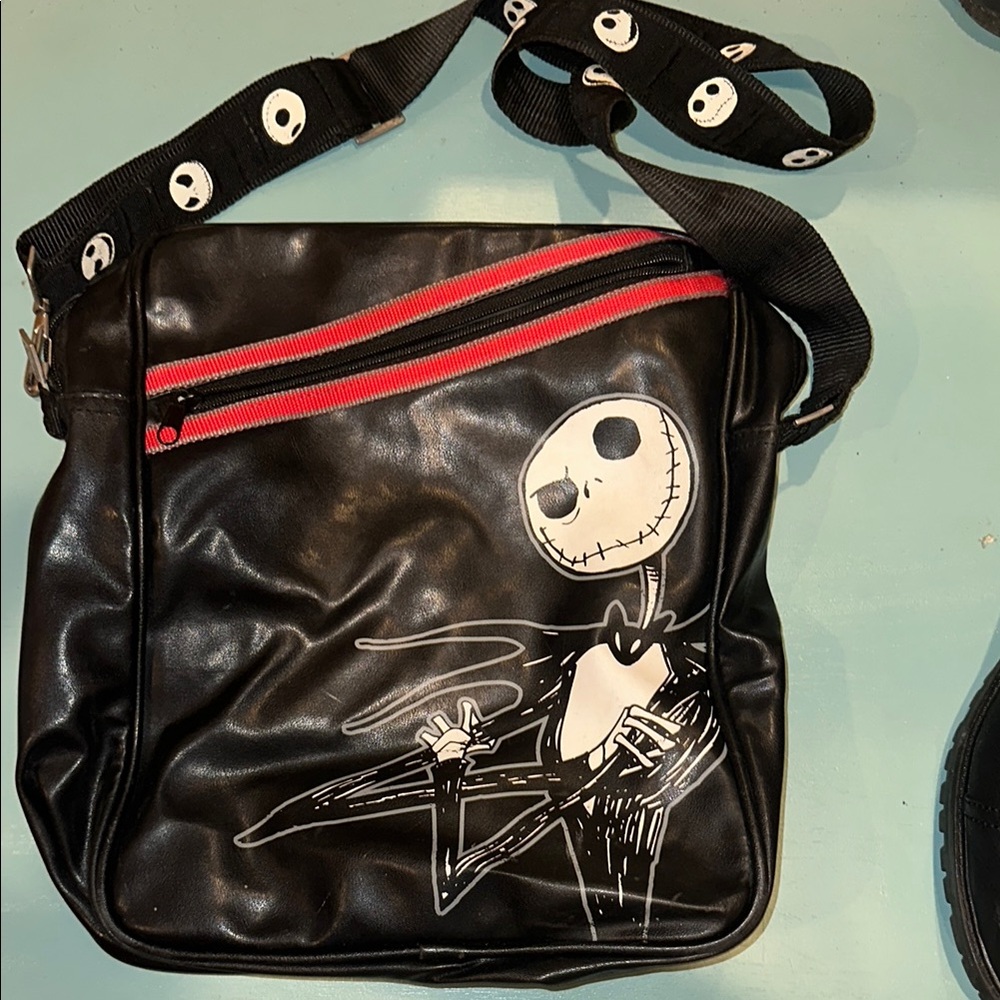 Jack Skellington messenger bag